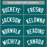 Custom Aqua White Classic Tops Casual Basketball Jersey